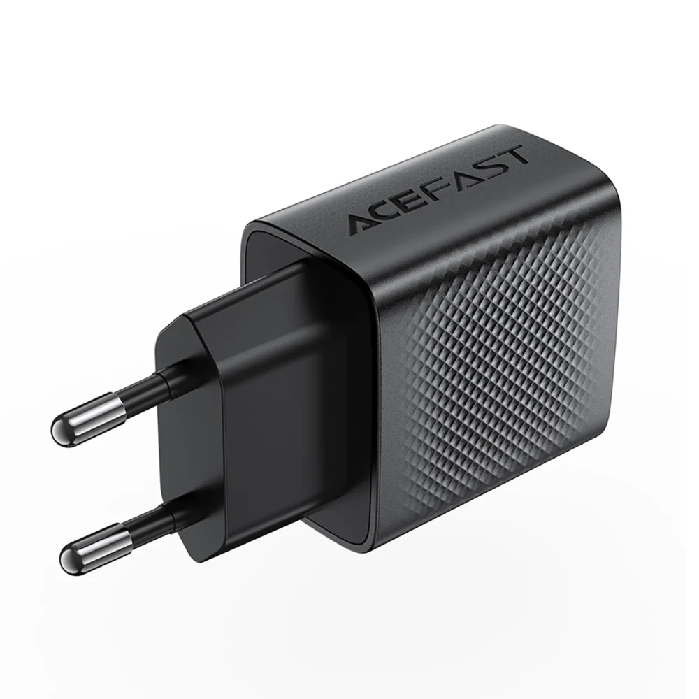 Acefast A90 Charger GaN USB-A QC 18W - Blackeng