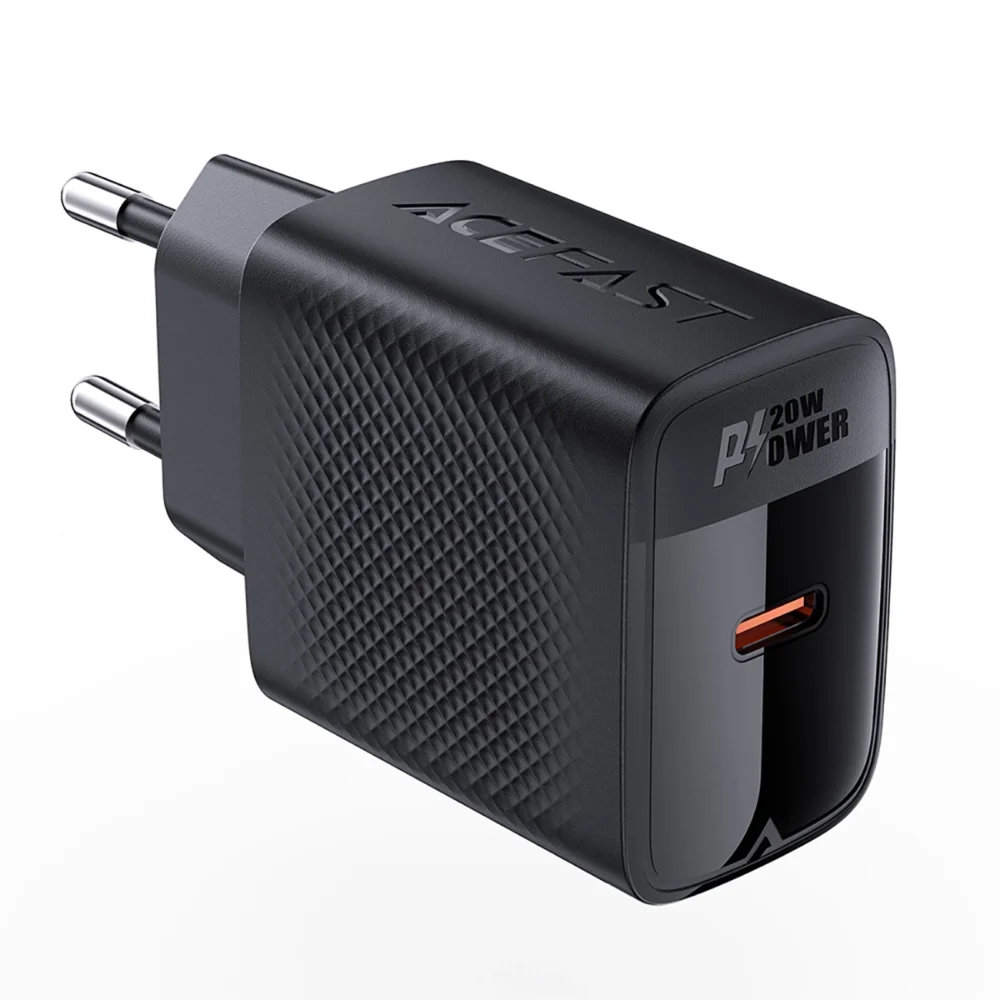 Acefast A82 Charger Network GaN USB-C PD 20W - Blackeng