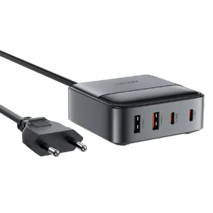 Acefast Z6 Charger Network GaN Desktop 2x USB-A / 2x USB-C PD 65W - Blackeng