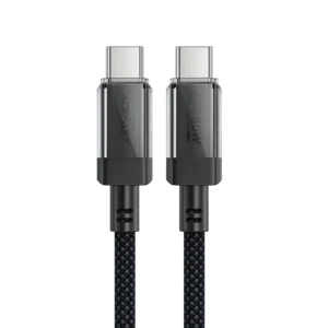 Acefast C12 USB-C / USB-C PD cable 60W 480Mb/with nylon braid - blackeng