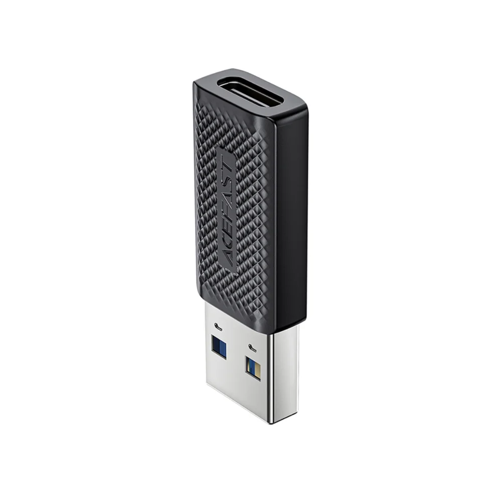 Acefast J2 USB-C 3.0 (Female) to USB-A 3.0 (Male) 5Gb/s Adapter - Blackeng