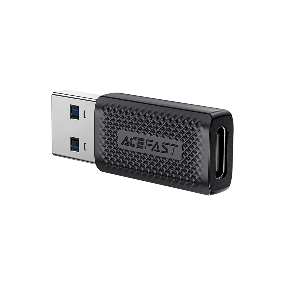Acefast J2 USB-C 3.0 (Female) to USB-A 3.0 (Male) 5Gb/s Adapter - Blackeng