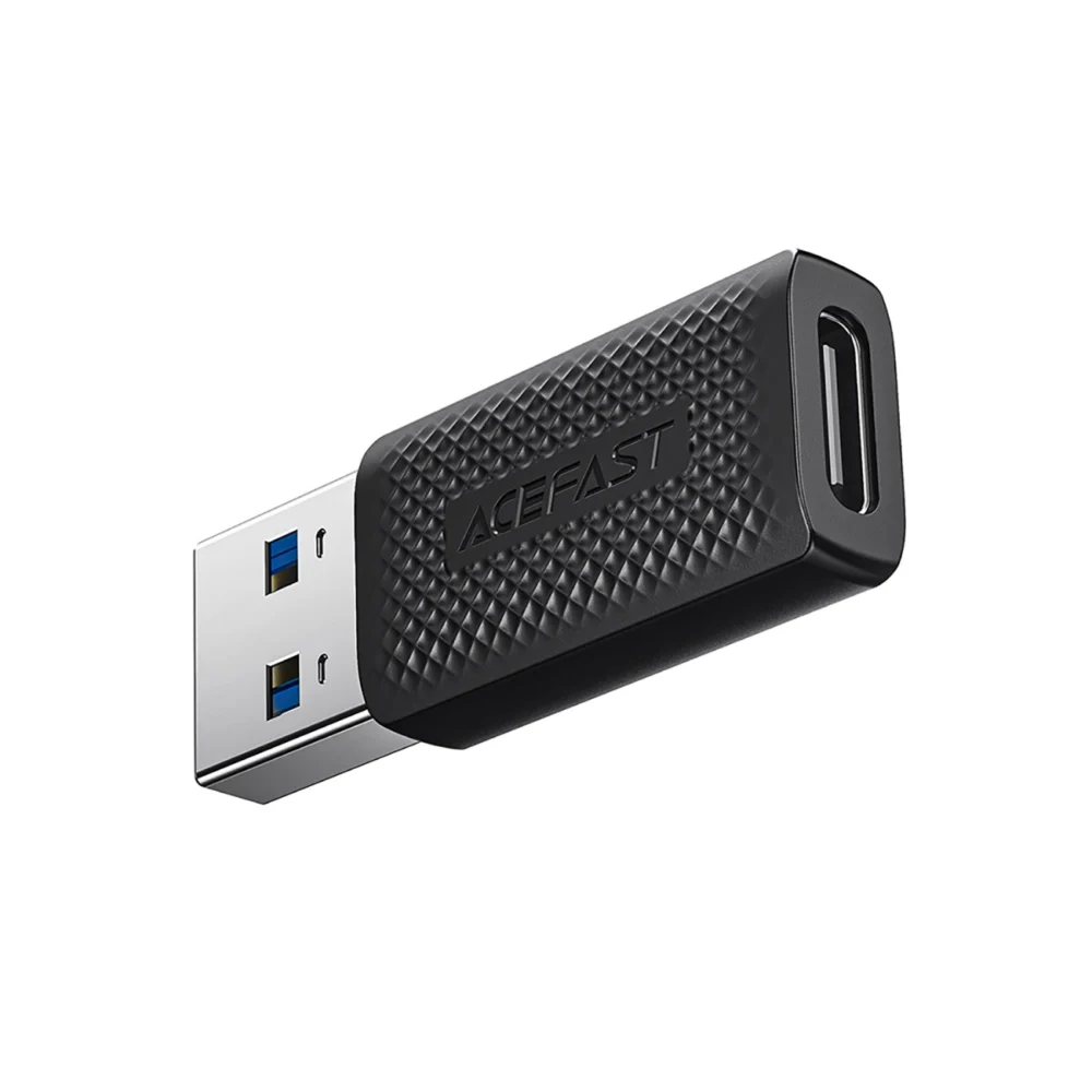 Acefast J2 USB-C 3.0 (Female) to USB-A 3.0 (Male) 5Gb/s Adapter - Blackeng