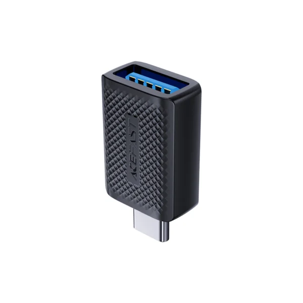Acefast J1 USB-A 3.0 (Female) to USB-C 3.0 (Male) 5Gb/s Adapter - Blackeng