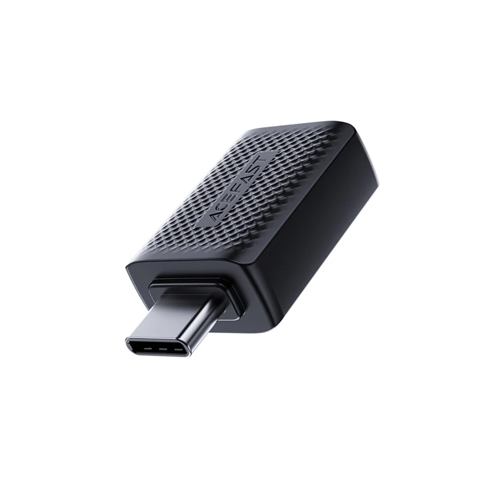 Acefast J1 USB-A 3.0 (Female) to USB-C 3.0 (Male) 5Gb/s Adapter - Blackeng