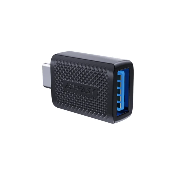Acefast J1 USB-A 3.0 (Female) to USB-C 3.0 (Male) 5Gb/s Adapter - Blackeng