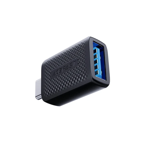 Acefast J1 USB-A 3.0 (Female) to USB-C 3.0 (Male) 5Gb/s Adapter - Blackeng