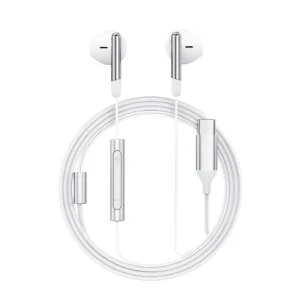 Acefast L3 Wired USB-C Headphones with Microphone - Whiteeng