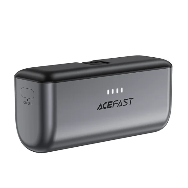 Powerbank Acefast M9 5000mAh USB-C (male) / USB-C (female) PD 20W - blackeng