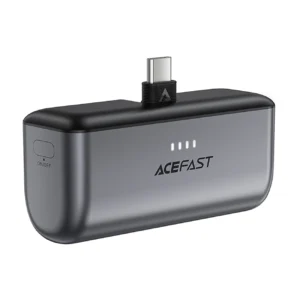 Powerbank Acefast M9 5000mAh USB-C (male) / USB-C (female) PD 20W - blackeng