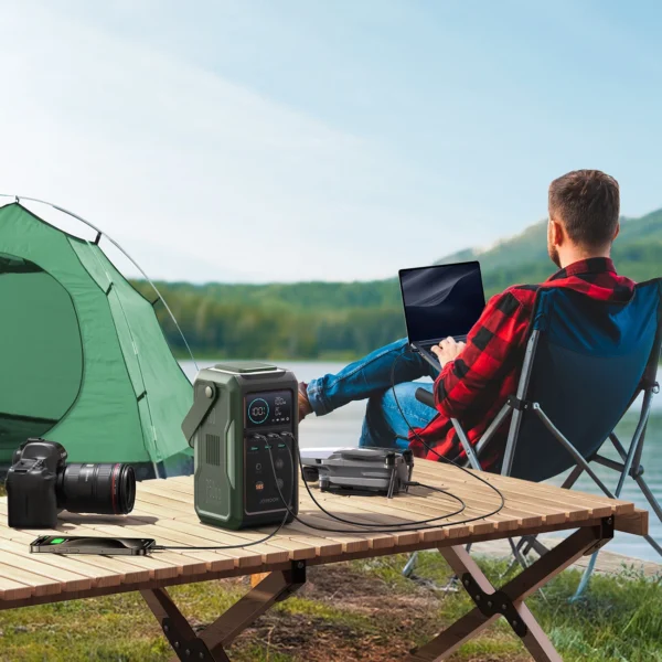Powerbank Joyroom JR-PBF10 75000mAh 100W 3x USB-C 3x USB-A with foldable flashlight and handle - greeneng