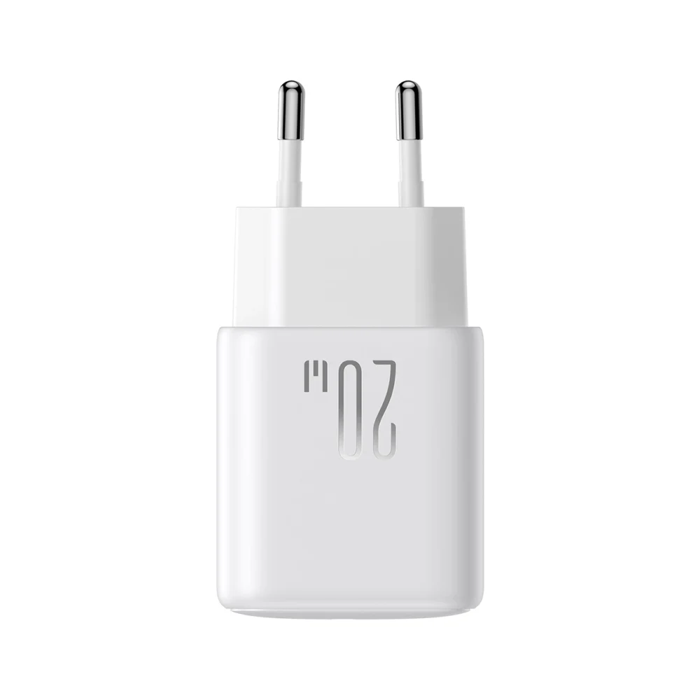 Joyroom JR-TCF20 USB-C PD 20W network charger - white + USB-C / Lightning cable 1meng