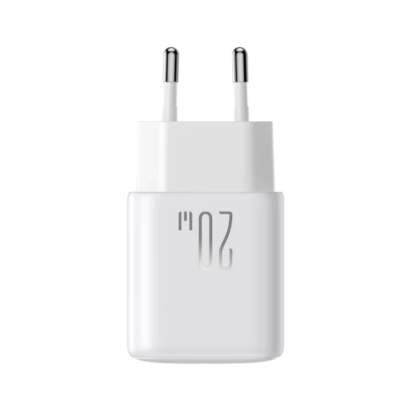 Joyroom JR-TCF20 USB-C PD 20W network charger - white + USB-C / Lightning cable 1meng