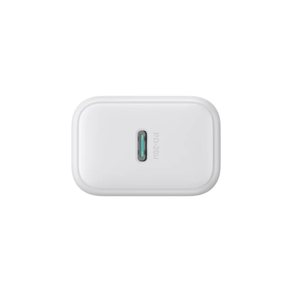 Joyroom JR-TCF20 USB-C PD 20W network charger - white + USB-C / Lightning cable 1meng