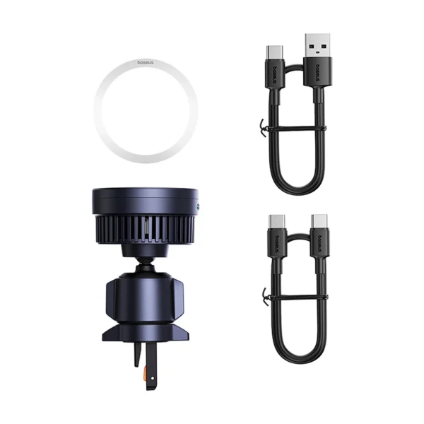 Baseus MagPro BS-CW04 Car Holder with Qi2.0 15W Inductive Charger for Air Vent - Blackeng