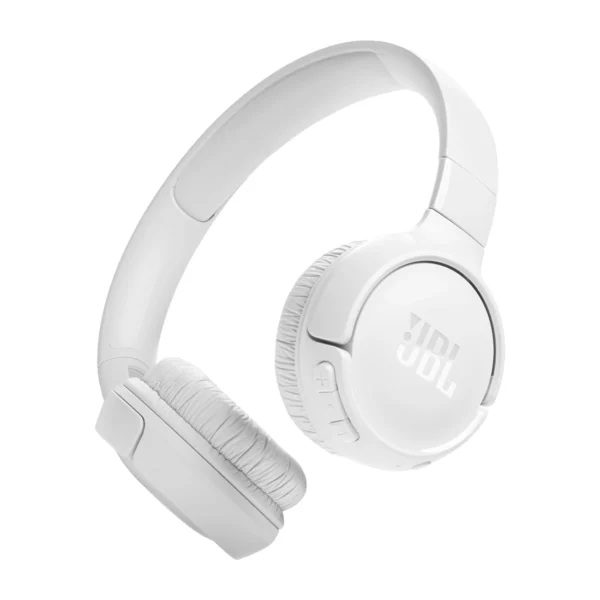 JBL Tune 520BT wireless on-ear Bluetooth 5.3 headphones - whiteeng