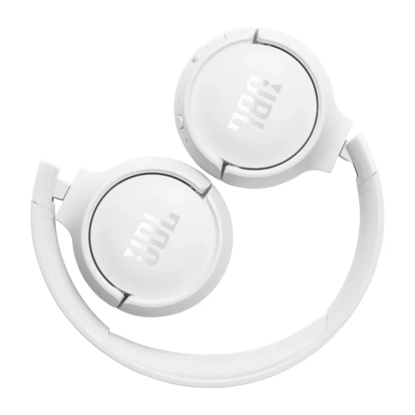 JBL Tune 520BT wireless on-ear Bluetooth 5.3 headphones - whiteeng