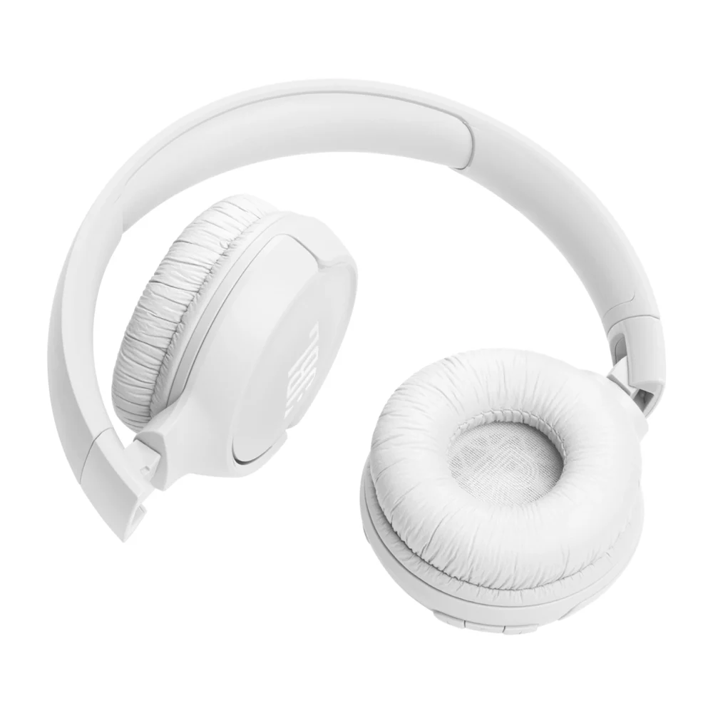 JBL Tune 520BT wireless on-ear Bluetooth 5.3 headphones - whiteeng