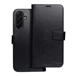 MEZZO Book case for SAMSUNG A36 5G teddy bear black