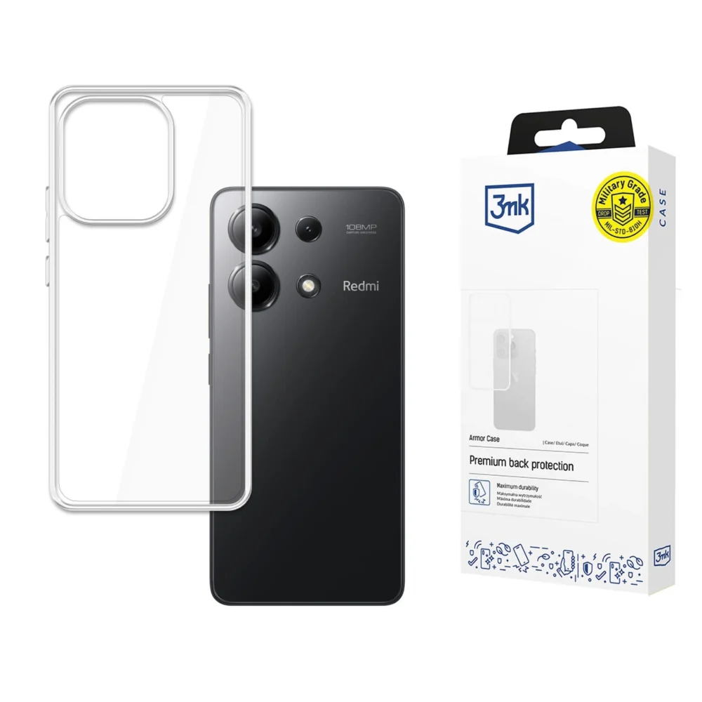 3mk Armor Case for Redmi Note 13 4G - transparenteng