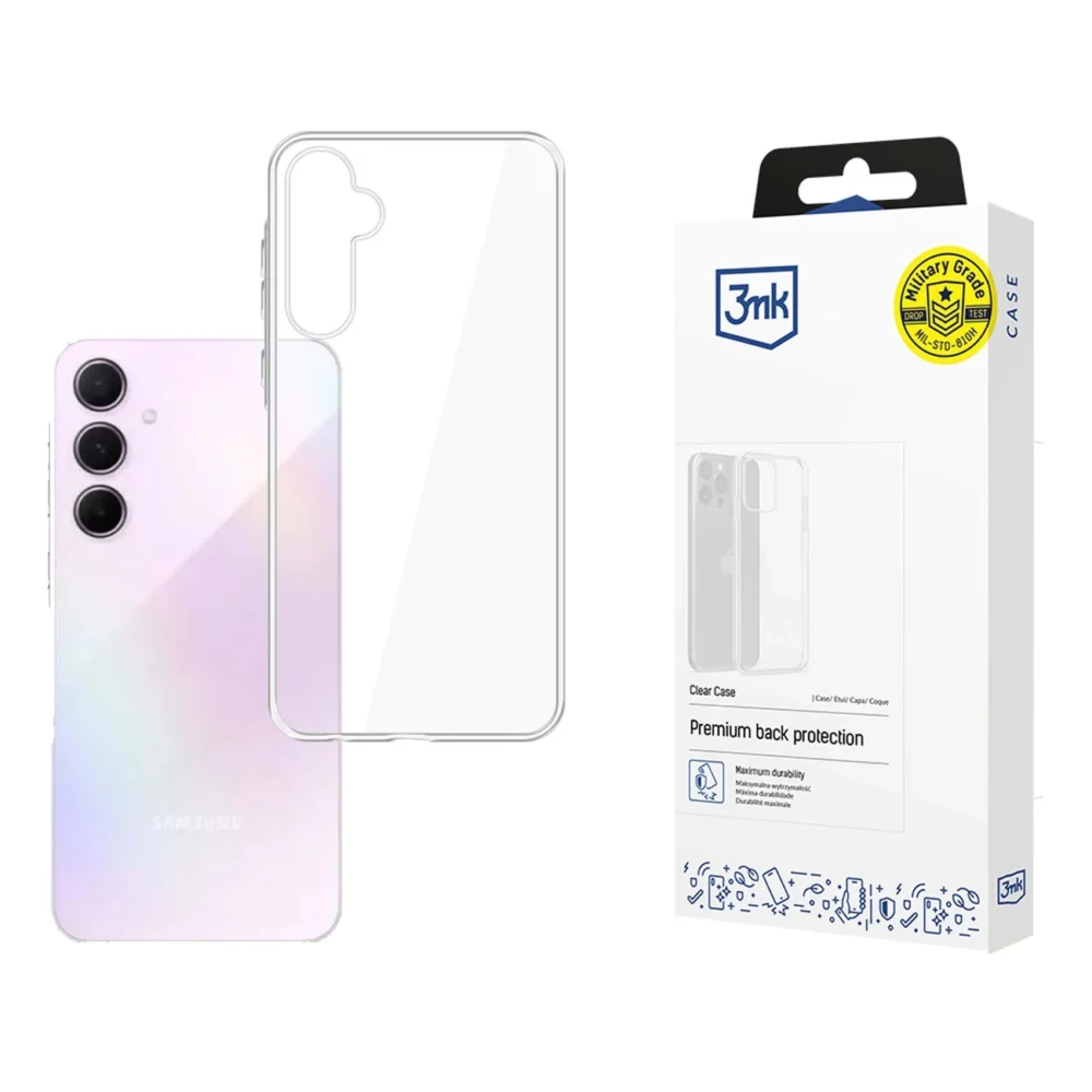 3mk Clear Case for Samsung Galaxy M35 5G - transparenteng