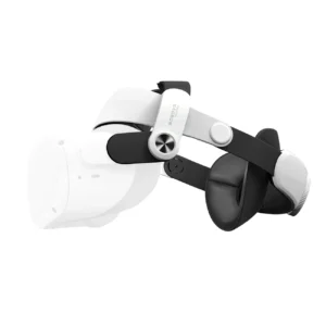 BoboVR M2+ strain relief strap for Meta Quest 2 VR goggles - white and blackeng