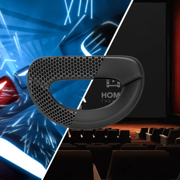 BoboVR M2 Pro+ strain relief strap for Meta Quest 2 VR goggles + B2 external battery - white and blackeng