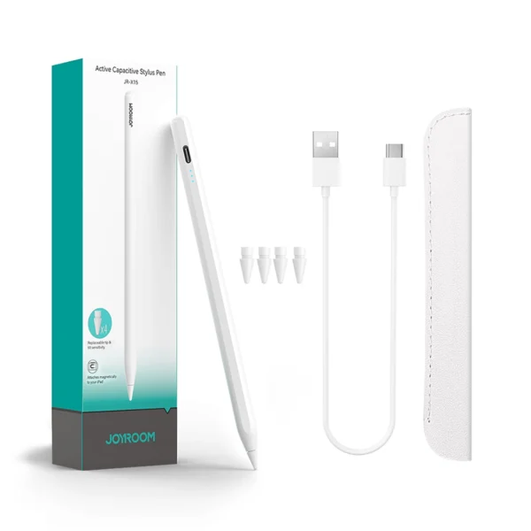 Joyroom JR-X15 active stylus 130mAh USB-C - whiteeng