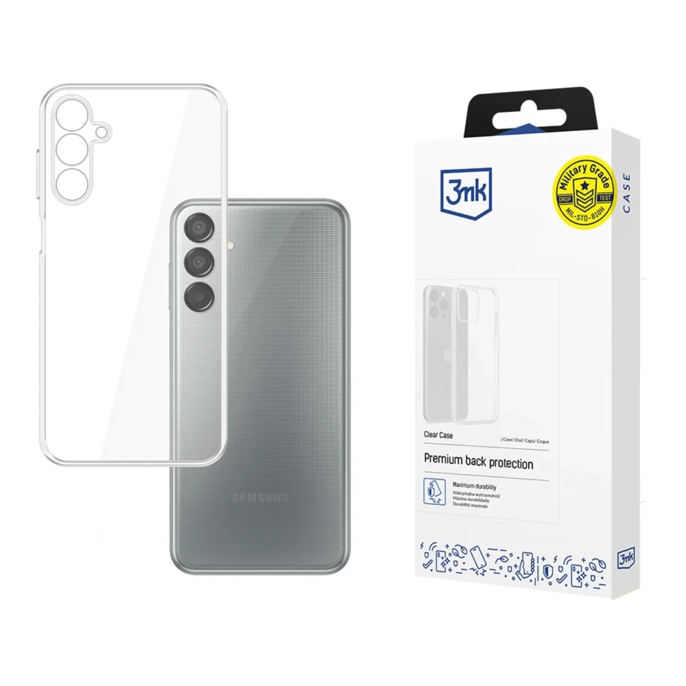 3mk Clear Case for Samsung Galaxy M15 5G - transparenteng