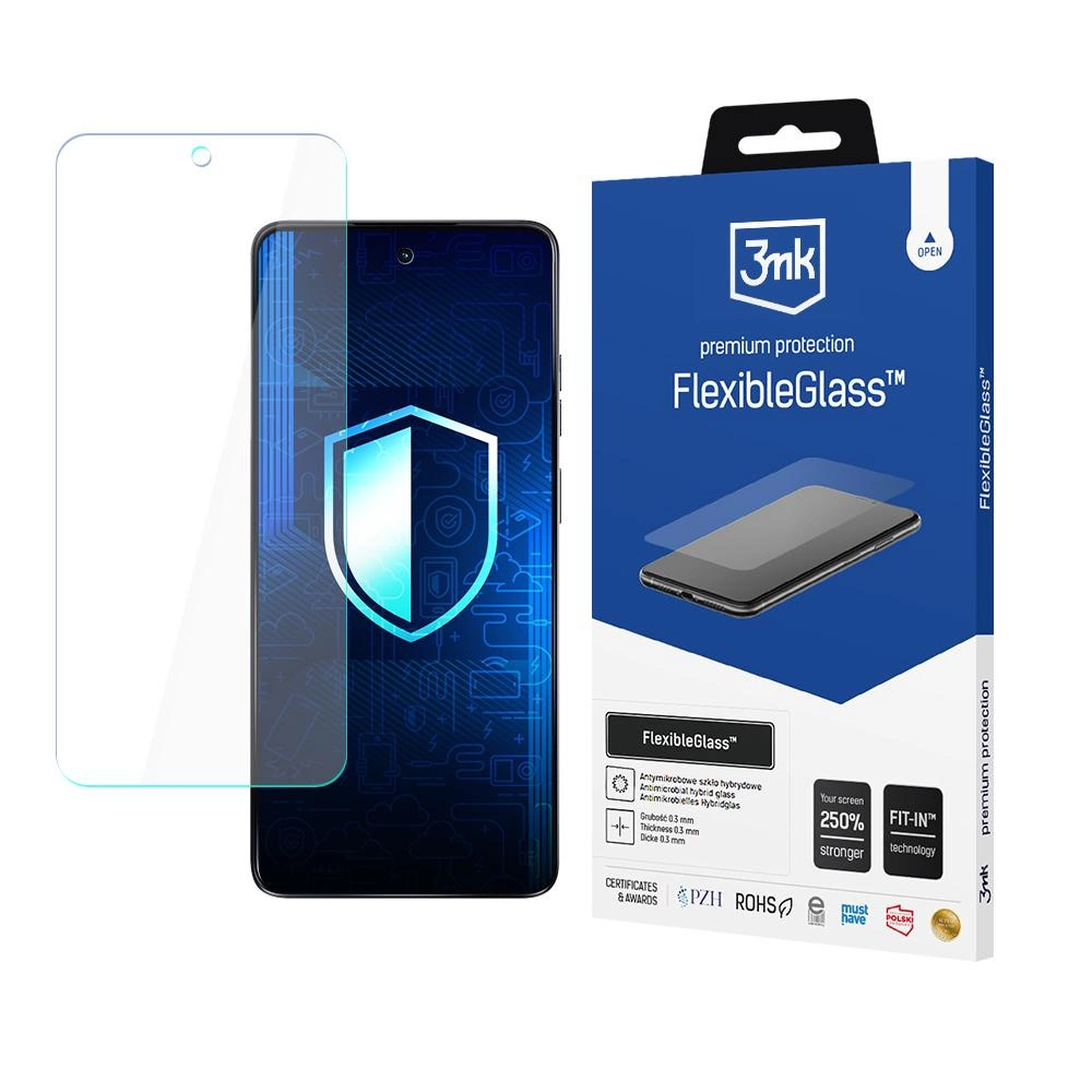 Tempered glass 3mk FlexibleGlass for Motorola Moto G24 Powereng