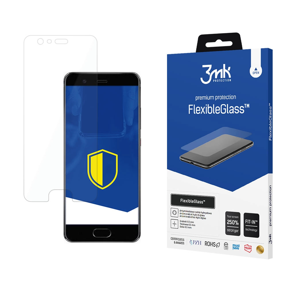 3mk FlexibleGlass™ hybrid glass on Huawei P10eng