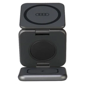 Audi Big Logo foldable inductive charger 3in1 0 - grayeng