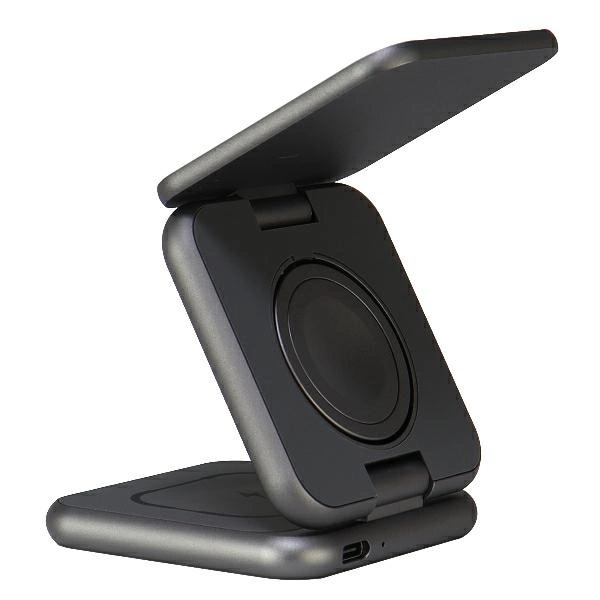 Audi Big Logo foldable inductive charger 3in1 0 - grayeng