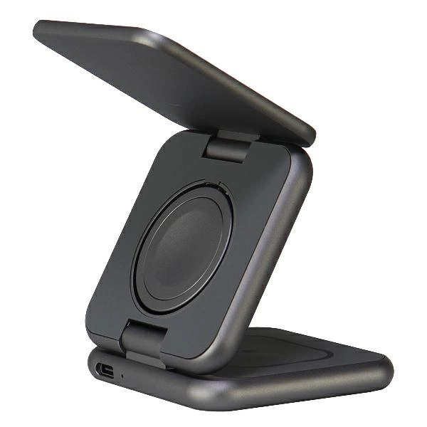 Audi Big Logo foldable inductive charger 3in1 0 - grayeng