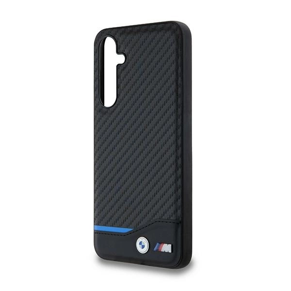BMW Leather Carbon case for Samsung Galaxy A55 - blackeng