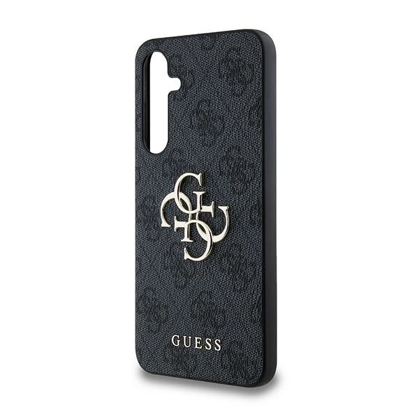 Guess 4G Big Metal Logo case for Samsung Galaxy A35 - blackeng