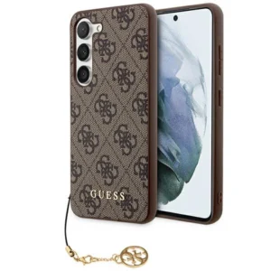 Guess 4G Charms Collection case for Samsung Galaxy A35 - browneng