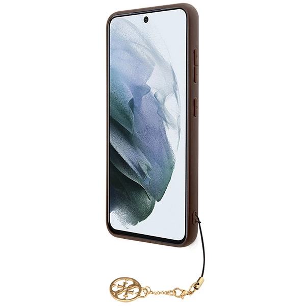 Guess 4G Charms Collection case for Samsung Galaxy A35 - browneng