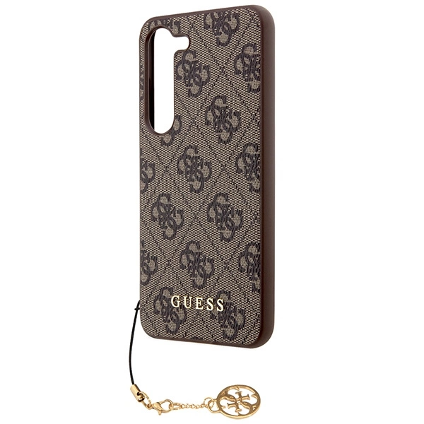 Guess 4G Charms Collection case for Samsung Galaxy A35 - browneng