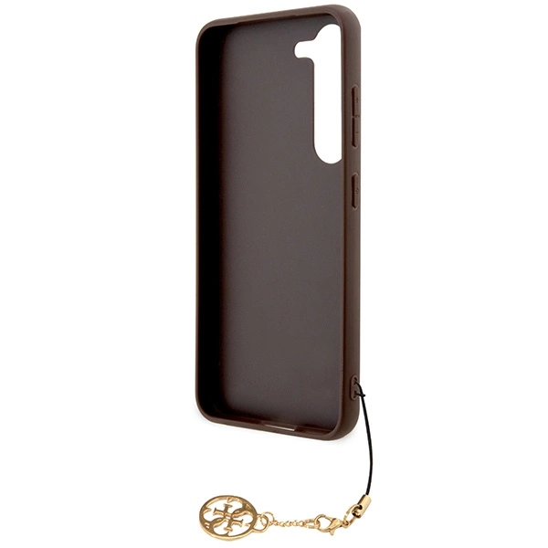 Guess 4G Charms Collection case for Samsung Galaxy A35 - browneng