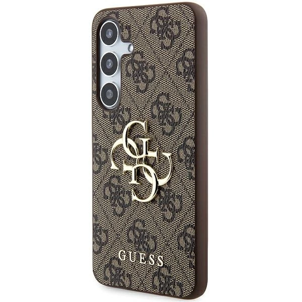 Guess 4G Big Metal Logo case for Samsung Galaxy A55 - browneng