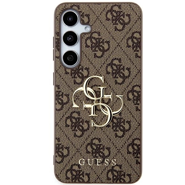 Guess 4G Big Metal Logo case for Samsung Galaxy A55 - browneng