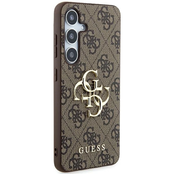 Guess 4G Big Metal Logo case for Samsung Galaxy A55 - browneng