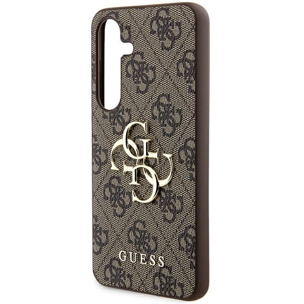 Guess 4G Big Metal Logo case for Samsung Galaxy A55 - browneng