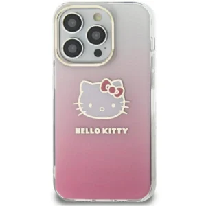 Hello Kitty IML Gradient Electrop Kitty Head case for Samsung Galaxy A55 - pinkeng
