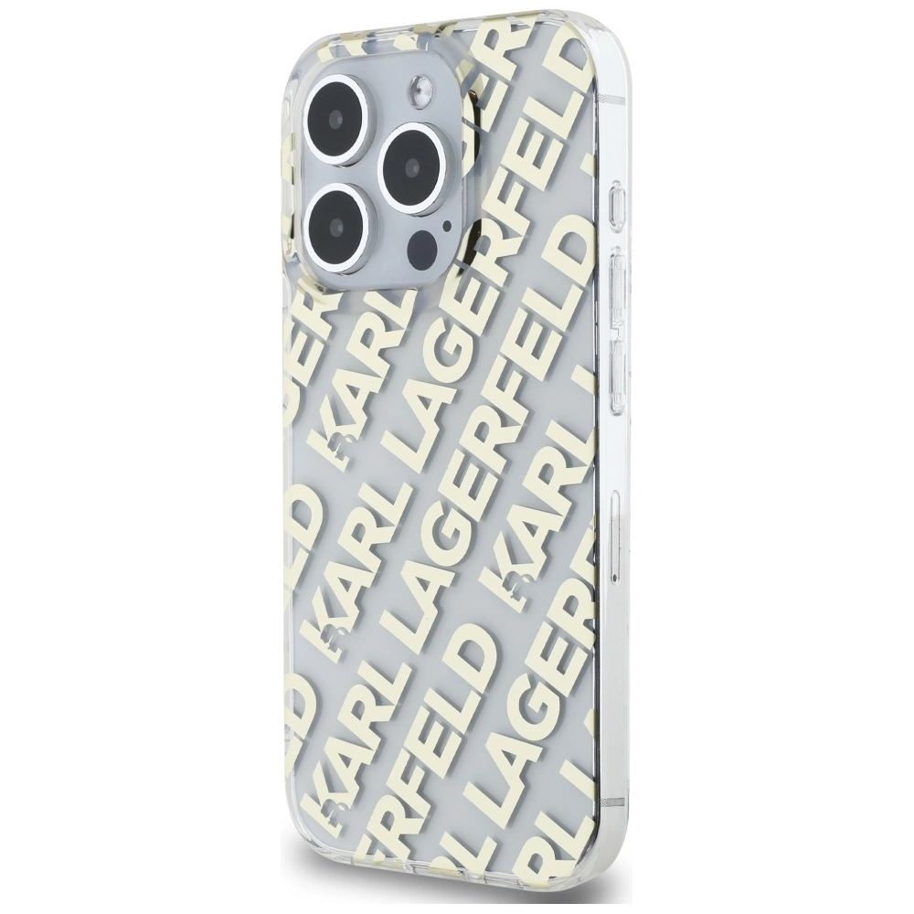 Karl Lagerfeld IML Fullover Logo case for iPhone 15 Pro - goldeng