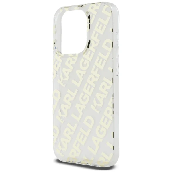 Karl Lagerfeld IML Fullover Logo case for iPhone 15 Pro - goldeng