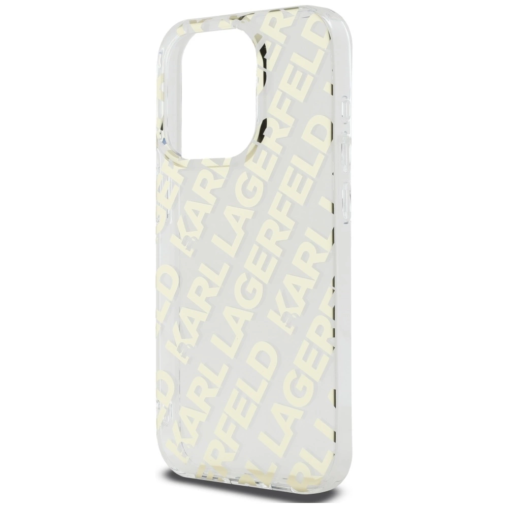 Karl Lagerfeld IML Fullover Logo case for iPhone 15 Pro - goldeng
