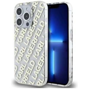 Karl Lagerfeld IML Fullover Logo case for iPhone 15 Pro Max - goldeng