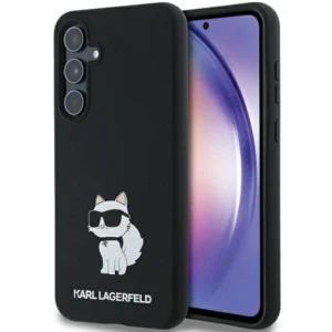 Karl Lagerfeld Silicone Choupette case for Samsung Galaxy A35 - blackeng